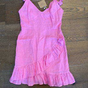 Karlie Pink Ruffle Dress